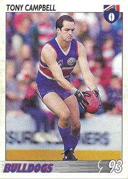 1993 Select AFL #104 Tony Campbell Front